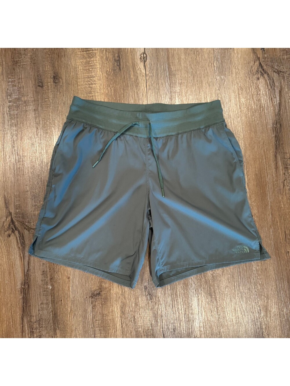 The North Face Women's Olive Green Athletic Running Hiking Shorts Large